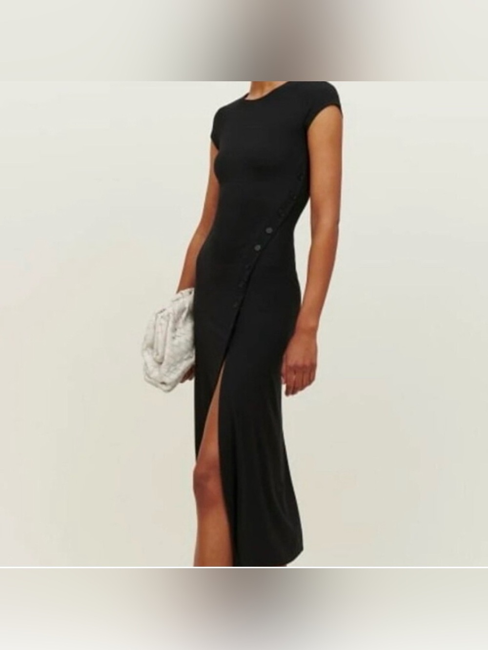 Reformation Kamila button side Knit Dress Size XS